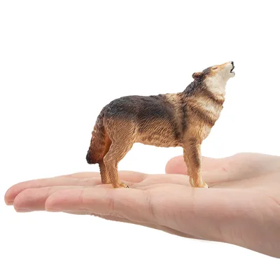 Produktbild von Toymany ML00320 Wolf heulend 6,7 cm Wildtiere