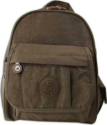 Zdjęcie produktu dla Plecak Street marszczony nylon brązowy modny damski plecak miejski ORJ201N
