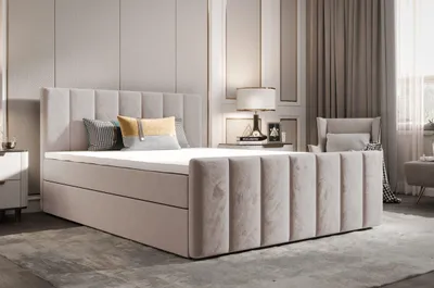 Produktbild von B&B Home Boxspringbett Adelon 180x200 cm – mit Bettkasten