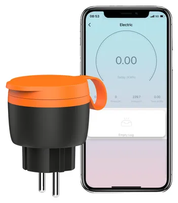 WLAN-Außensteckdose IP44, 16 A, 3680 W, kompatibel mit Alexa & Google Home