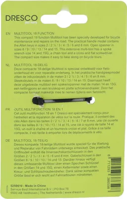 Produktbild von Dresco Multitool 18-teilig