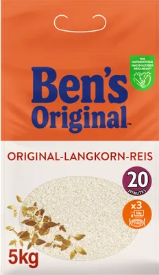 Immagine prodotto di BEN'S ORIGINAL™ Riso sfuso 20 minuti Riso originale a chicco lungo 5 kg