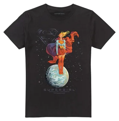 Obrázok produktu pre Tričko Supergirl – „Galactic Woman Of Tomorrow“ pre mužov/ženy, uni, TV34733 (4XL) (čierne)