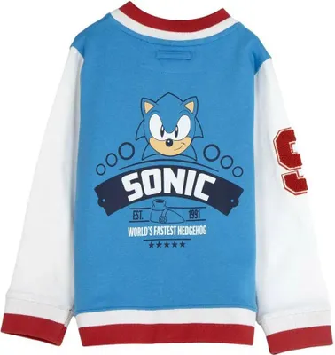 Produktbild von Cerda Group Gebürstete Baumwoll-baseball-sonic-jacke Blau 8 Years Jungen,Mädchen Blau 8 Years