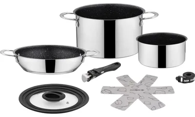 Image de Brunner Set de casseroles en acier inoxydable