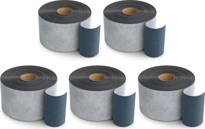 Produktbild von Isolbau Butylband - 100m - Selbstklebendes Butyl-Klebeband - Elastisches Butyl-Dichtband, Wasserdichte Abdichtungsband, Reparaturband für viele Anwendungen