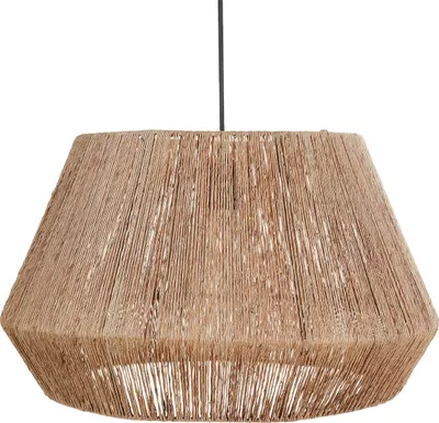Produktbild von BELIANI Hängelampe Naturfarben aus Jute Boho Stil Modern Hängeleuchte für Esstisch Esszimmer Wohnzimmer Schlafzimmer
