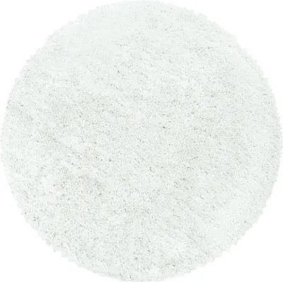 Obrázok produktu pre 120x120 (priemer) kruh Kusový koberec Fluffy Shaggy 3500 white kruh
