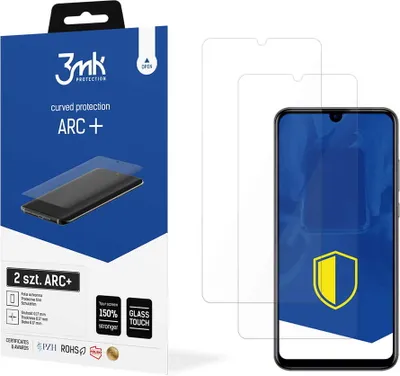 Produktbild von 3mk Display Schutzfolie ARC+ für Huawei P30  0,17mm Self-Heal (2 Stück)