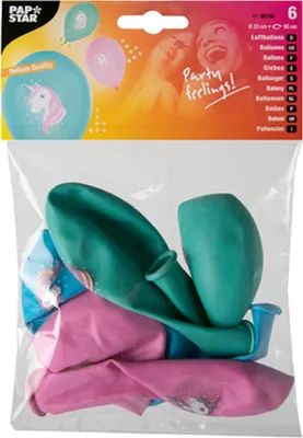 Produktbild von Luftballons "Unicorn" 6er Beutel