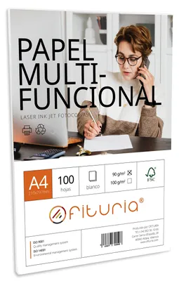 Zdjęcie produktu dla Format A4, 100 arkuszy, gramatura 90 g/m², papier wielofunkcyjny