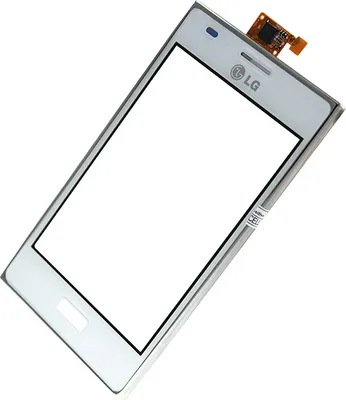Produktbild von LG L5 E610 Touchscreen + Displayglas mit Rahmen weiss