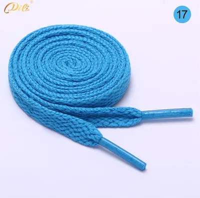 Produktbild von Schnürsenkel flach 90 cm 17# blau (hell)  8 mm breit