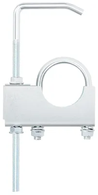 Imagen del producto de Abrazadera de escape resistente con soporte para tubos de 2 pulgadas