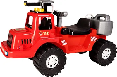 Obrázek produktu pro Dětské hasičské odrážedlo stříkací vodu BAYO se zásobníkem 70 cm