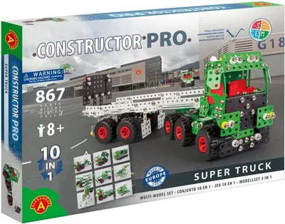 Produktbild von Alexander Toys Constructor PRO – Super Truck (10in1) – 867 Stück