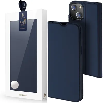 Produktbild von DUX DUCIS Skin Pro Flip Tasche für iPhone 14, blau