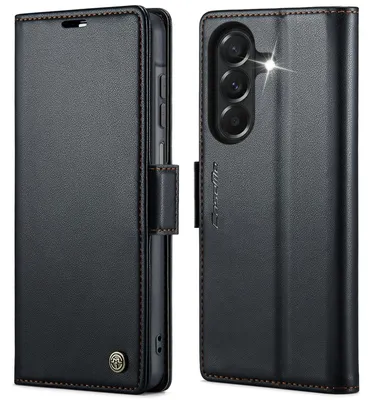Produktbild von Samsung Galaxy A27 Hülle - CaseMe 023 Wallet Klapphülle - Schwarz