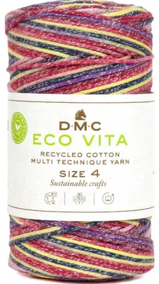 Produktbild von DMC Eco Vita 4 Multi-Technique – Recycelte Baumwolle (250g/200m) (Color 100)