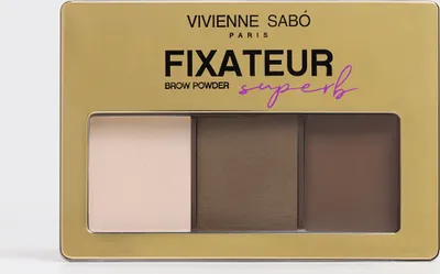 Zdjęcie produktu dla Vivienne Sabo - Brow Trio Fixateur Superb, kolor: brązowy