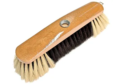 Produktbild von PEGGY PERFECT Zimmerbesen Buche nußbraun gebeizt Haarmischung 28cm