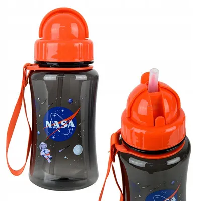 Zdjęcie produktu dla BUTELKA NA WODĘ BIDON DZIECIĘCY USTNIK SŁOMKA NASA Kite