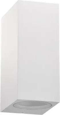 Immagine prodotto di Lampada da parete per esterni 2xGU10 rettangolo bianco superiore/inferiore BOSTON 313362 Polux