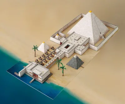 Produktbild von Schreiber-Bogen Kartonmodellbau Pyramide mit Taltempel