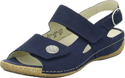 Produktbild von Waldläufer Komfort Sandalen Heliett Damen 313036343735 Blau 37 1/2 EU