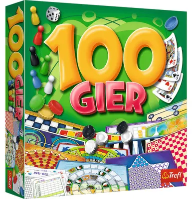 Produktbild von Trefl 100 Spiele – Brettspiel-Set, ab 5 Jahren