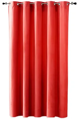 Verdunkelungsvorhang mit Ösen, rot, 250x260 cm, 1 Stück