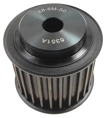 Imagen del producto de Polea para correa de distribución, diámetro: 8 mm, 28 dientes, correa de 50 mm, acero, 8M, marca: Ozdowski