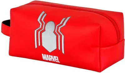Produktbild von Karactermania Spiderman Marvel Spider Plus Brick Kulturbeutel Rot Rot One Size