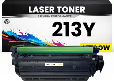 Produktbild von 2 x Toner 213Y Gelb für HP kompatibel W2132Y Premium Alternative LaserJet Enterprise 5700dn 6700dn 6701dn MFP 5800f 5800dn 6800dn Color 5800zf