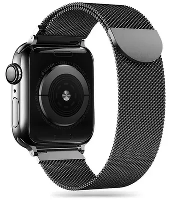 Zdjęcie produktu dla Tech-Protect MilaneseBand, Pasek od zegarka, Apple, Watch 4 / 5 / 6 / 7 / 8 / 9 / SE / Ultra 1 / 2 (42/44/45/49 mm), Stal, Zawieszane pudełko, 1 szt.