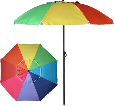 Produktbild von Atosa 22/25 Mm Orientable Oxford Aluminium Sonnenschirm 180 Cm Mehrfarbig  Mehrfarbig One Size