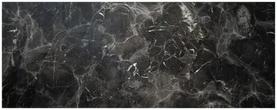 Produktbild von Wallario Wandbild aus Acryl, 125 x 50 cm, freischwebende Optik - Schwarze Marmor-Optik