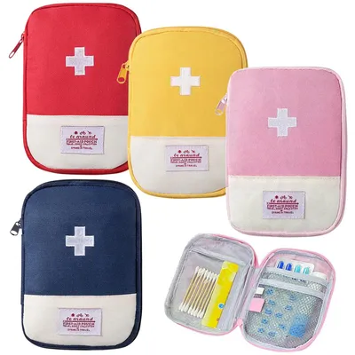 Productafbeelding van Ehbo tas - Medicijntas - Reisapotheektas - 4 stuks - 18 x 13 cm - Waterdicht