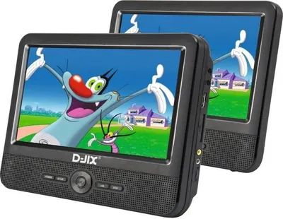 Obrázok produktu pre D-Jix PVS 906-50SM, Prenosný DVD prehrávač, Nástenný, Čierna, CD, DVD, 22,9 cm (9"), 800 x 480 px