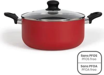 Image de Faitout LIVOO MEP150R, 24 cm, Antiadhésif sans PFOA/PFOS, Poignées Silicone, Tous Feux dont Induction