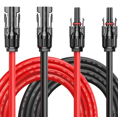 Obrázok produktu pre Kábel na solárne panely, 4 mm², s konektorom pre solárne panely, 1000 V, 30 A