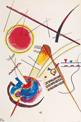 Produktbild von Wassily Kandinsky Kunstdruck Bild - Aquarell Aus Dem Gästebuch Hess, 1925 (180 x 120 cm)