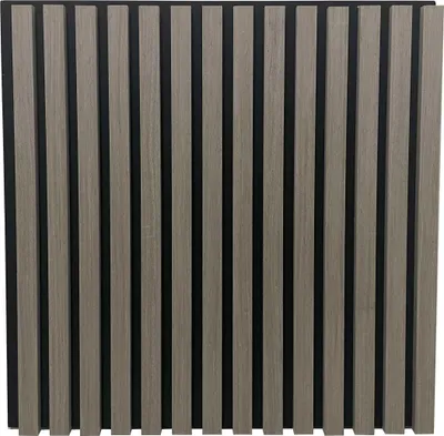 Produktbild von Endorphin 3 Stück Akustikpaneele quadratisch 58x58x2,1cm Holzfunier Eiche grau