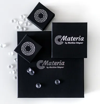 Produktbild von MATERIA Zirkonia Ohrhänger Unendlich - 925 Silber Ohrringe lang inkl. Schmuckbox #SO-52
