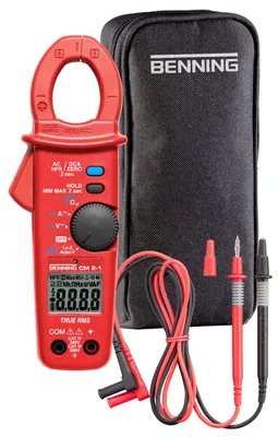 Produktbild von BENNING BENNI Digi-Stromzangen-Multimeter CM2-1 TRMS 04468