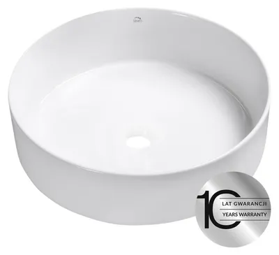 Produktbild von Laveo DESNA VUD_6236 Aufsatzwaschbecken, weiß