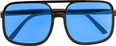 Produktbild von 90er Jahre Brille "Hip Hop" | Hellblau