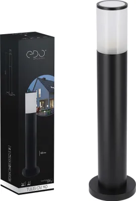 Zdjęcie produktu dla Lampa stojąca TULIS OV 40 GU10 czarna IP54 Garden Line EDO777468 EDO