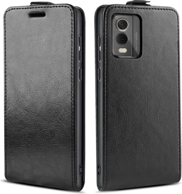 Produktbild von Handy Hülle für Nokia C32 Magnet Cover Case Klapphülle Schutzhülle Farbe: Schwarz