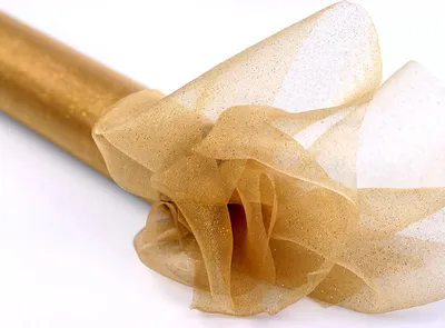 Immagine prodotto di Organza glitterata Daphne oro 9m x 36cm